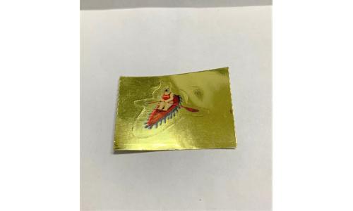 Coca Cola Mini Mania Adesivo Dourado Caiaque